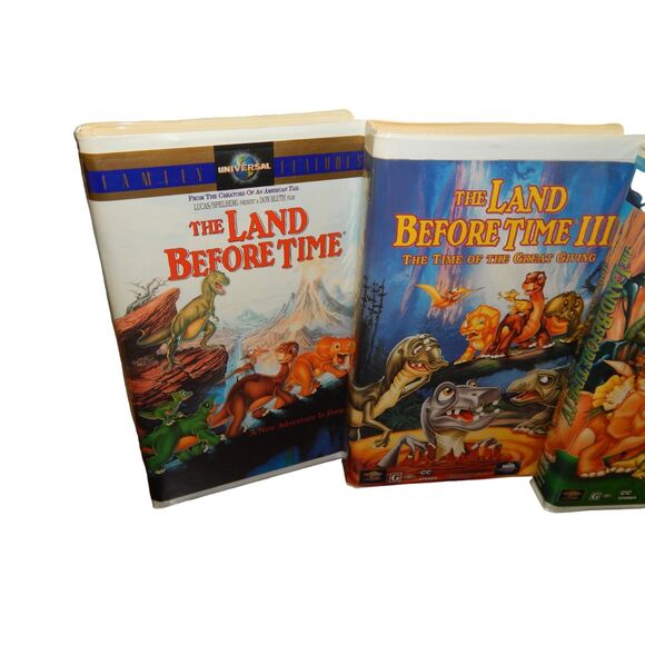 7pc The Land Before Time vintage VHS movies in original cases movie bundle set - Picture 4 of 7